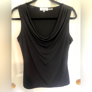 Calvin Klein Black Sleeveless Scoop Neck Women’s Top